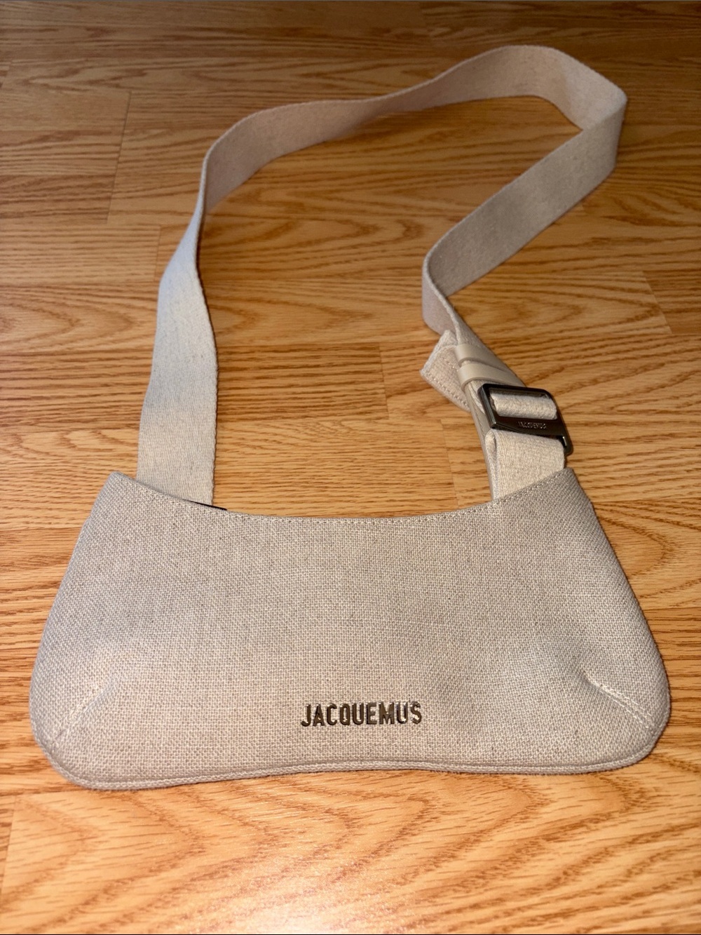 Jacquemus Neutral Beige Mini Crossbody Bag